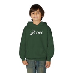 Kids Peace Hoodie | Christian Youth Sweatshirt | Gildan
