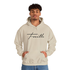 Heavy Blend Hooded Sweatshirt "Faith Cross"