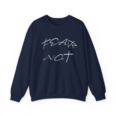 "Fear Not" Inspirational Christian Sweatshirt - Comfy Faith-Based Crewneck