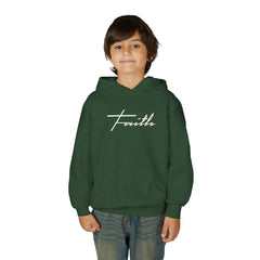 Kids Faith Hoodie | Christian Youth Sweatshirt | Gildan