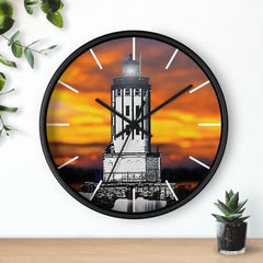 Wall Clock "Angels Gate Sunset"