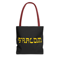 Shalom Tote Bag | Hebrew Font