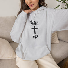 Heavy Blend Hooded Sweatshirt "Peace Sign"