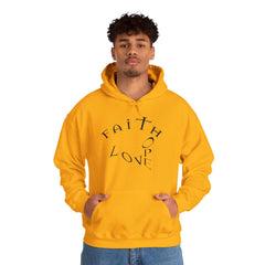 Heavy Blend Hooded Sweatshirt "Faith, Hope, Love"