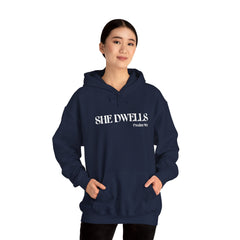 Heavy Blend™ Hoodie Sweatshirt "She Dwells" mistic