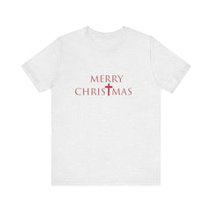 Bella & Canvas Jersey Short Sleeve Tee "Merry Christmas" Font 2
