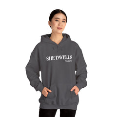 Heavy Blend™ Hoodie Sweatshirt "She Dwells" mistic
