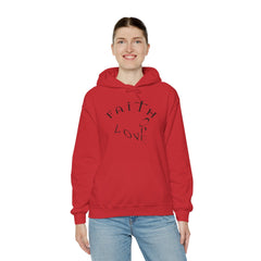 Heavy Blend Hooded Sweatshirt "Faith, Hope, Love"