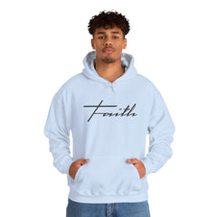Heavy Blend Hooded Sweatshirt "Faith Cross"