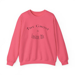 Heavy Blend Crewneck Sweatshirt "The Ghost is Inside Me" w