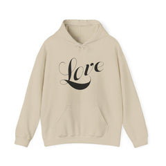 Heavy Blend™ Hooded Sweatshirt "Love" black font