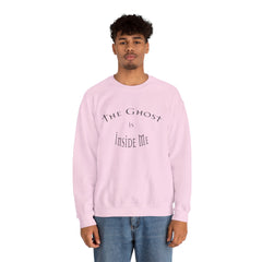 Heavy Blend Crewneck Sweatshirt "The Ghost is Inside Me" w
