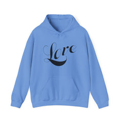 Heavy Blend™ Hooded Sweatshirt "Love" black font