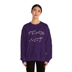 "Fear Not" Inspirational Christian Sweatshirt - Comfy Faith-Based Crewneck