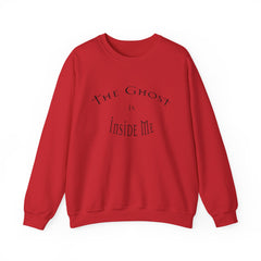 Heavy Blend Crewneck Sweatshirt "The Ghost is Inside Me" w