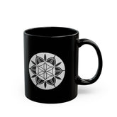 Mandala Black Mug