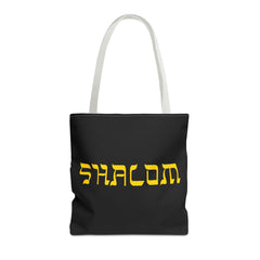 Shalom Tote Bag | Hebrew Font