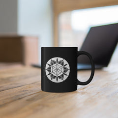 Mandala Black Mug
