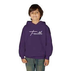 Kids Faith Hoodie | Christian Youth Sweatshirt | Gildan