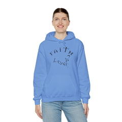 Heavy Blend Hooded Sweatshirt "Faith, Hope, Love"
