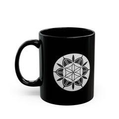 Mandala Black Mug
