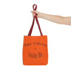 Christian Halloween Tote Bag, The Ghost is Inside Me, Halloween Satire, Halloween Tote, Halloween Christian Bag