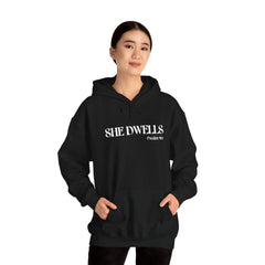 Heavy Blend™ Hoodie Sweatshirt "She Dwells" mistic