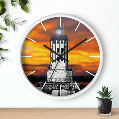 Wall Clock "Angels Gate Sunset"