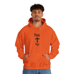 Heavy Blend Hooded Sweatshirt "Peace Sign"