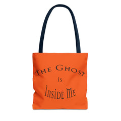Christian Halloween Tote Bag, The Ghost is Inside Me, Halloween Satire, Halloween Tote, Halloween Christian Bag
