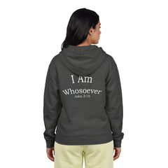 Christian Zip Hoodie — "I Am Whosoever" John 3:16 Full-Zip Sweatshirt