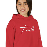 Kids Faith Hoodie | Christian Youth Sweatshirt | Gildan