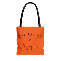 Christian Halloween Tote Bag, The Ghost is Inside Me, Halloween Satire, Halloween Tote, Halloween Christian Bag