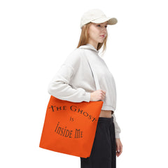 Christian Halloween Tote Bag, The Ghost is Inside Me, Halloween Satire, Halloween Tote, Halloween Christian Bag