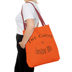Christian Halloween Tote Bag, The Ghost is Inside Me, Halloween Satire, Halloween Tote, Halloween Christian Bag