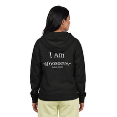 Christian Zip Hoodie — "I Am Whosoever" John 3:16 Full-Zip Sweatshirt