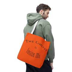 Christian Halloween Tote Bag, The Ghost is Inside Me, Halloween Satire, Halloween Tote, Halloween Christian Bag