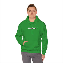 Heavy Blend Hoodie Sweatshirt "Jesus Cross" brown graphic
