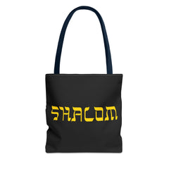 Shalom Tote Bag | Hebrew Font