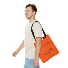 Christian Halloween Tote Bag, The Ghost is Inside Me, Halloween Satire, Halloween Tote, Halloween Christian Bag