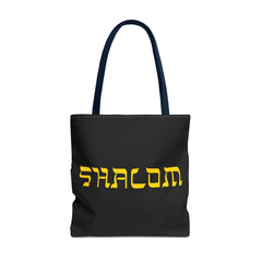 Shalom Tote Bag | Hebrew Font