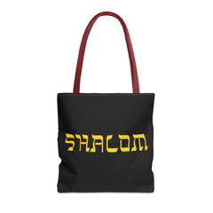 Shalom Tote Bag | Hebrew Font