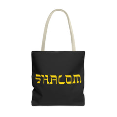 Shalom Tote Bag | Hebrew Font