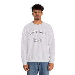 Heavy Blend Crewneck Sweatshirt "The Ghost is Inside Me" w