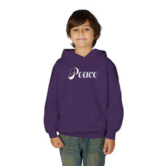 Kids Peace Hoodie | Christian Youth Sweatshirt | Gildan