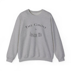 Heavy Blend Crewneck Sweatshirt "The Ghost is Inside Me" w