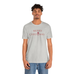 Bella & Canvas Jersey Short Sleeve Tee "Merry Christmas" Font 2