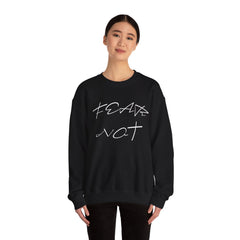 "Fear Not" Inspirational Christian Sweatshirt - Comfy Faith-Based Crewneck