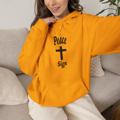 Heavy Blend Hooded Sweatshirt "Peace Sign"