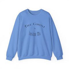 Heavy Blend Crewneck Sweatshirt "The Ghost is Inside Me" w